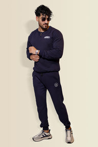 IRONNEST UltraSoft™ Fleece Tee – Navy Blue