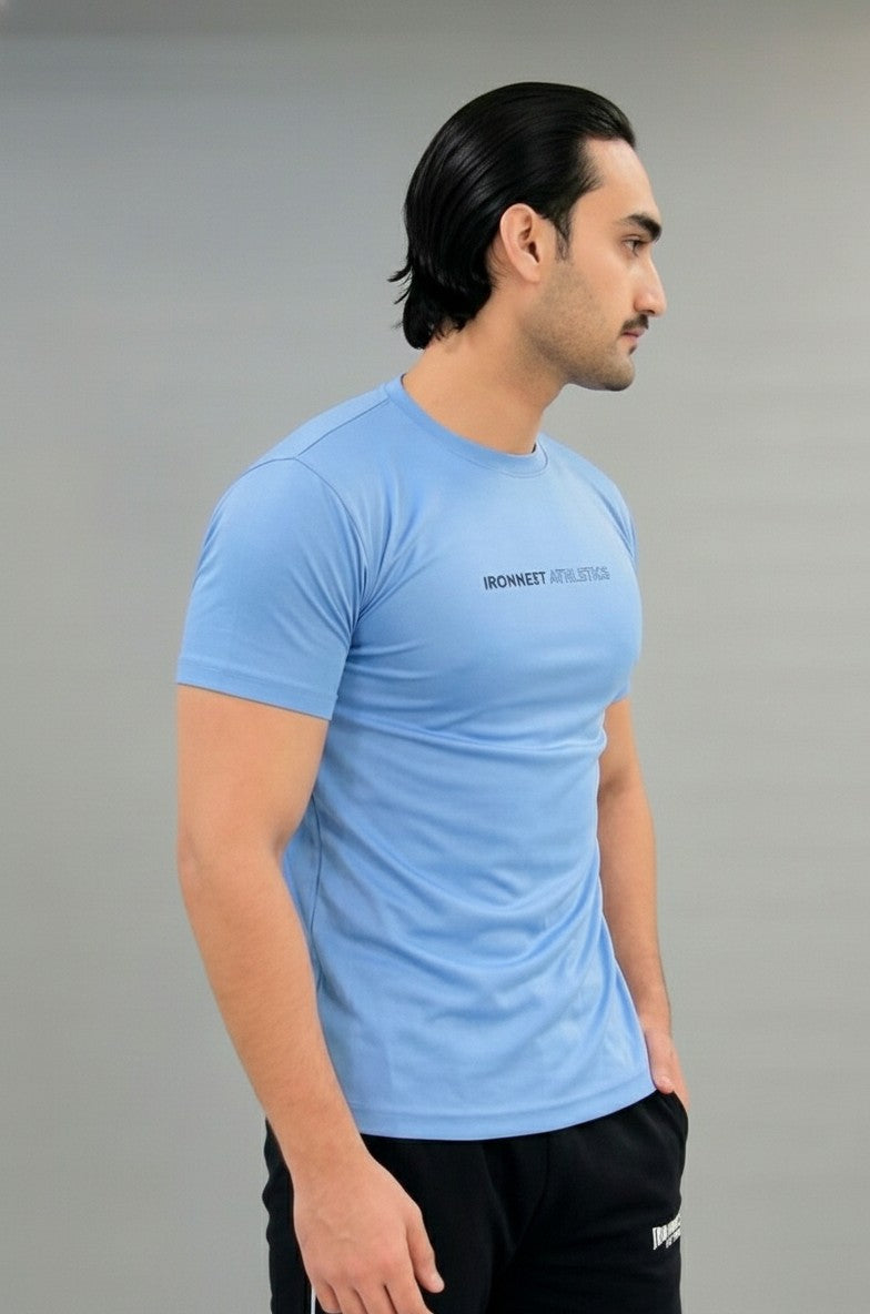 Ironnest DrySwift™ Performance Tee – SkyBlue