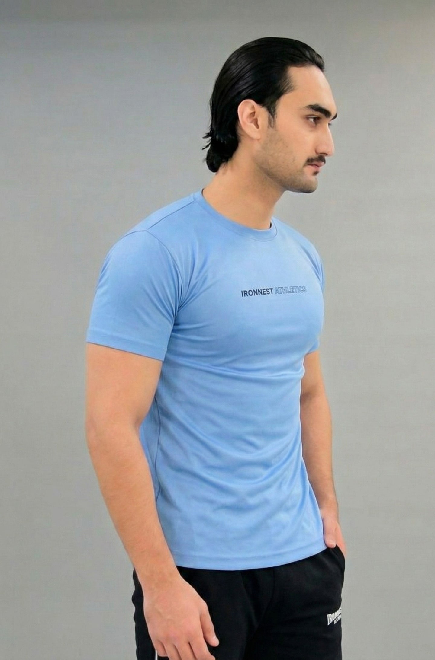Ironnest DrySwift™ Performance Tee – SkyBlue