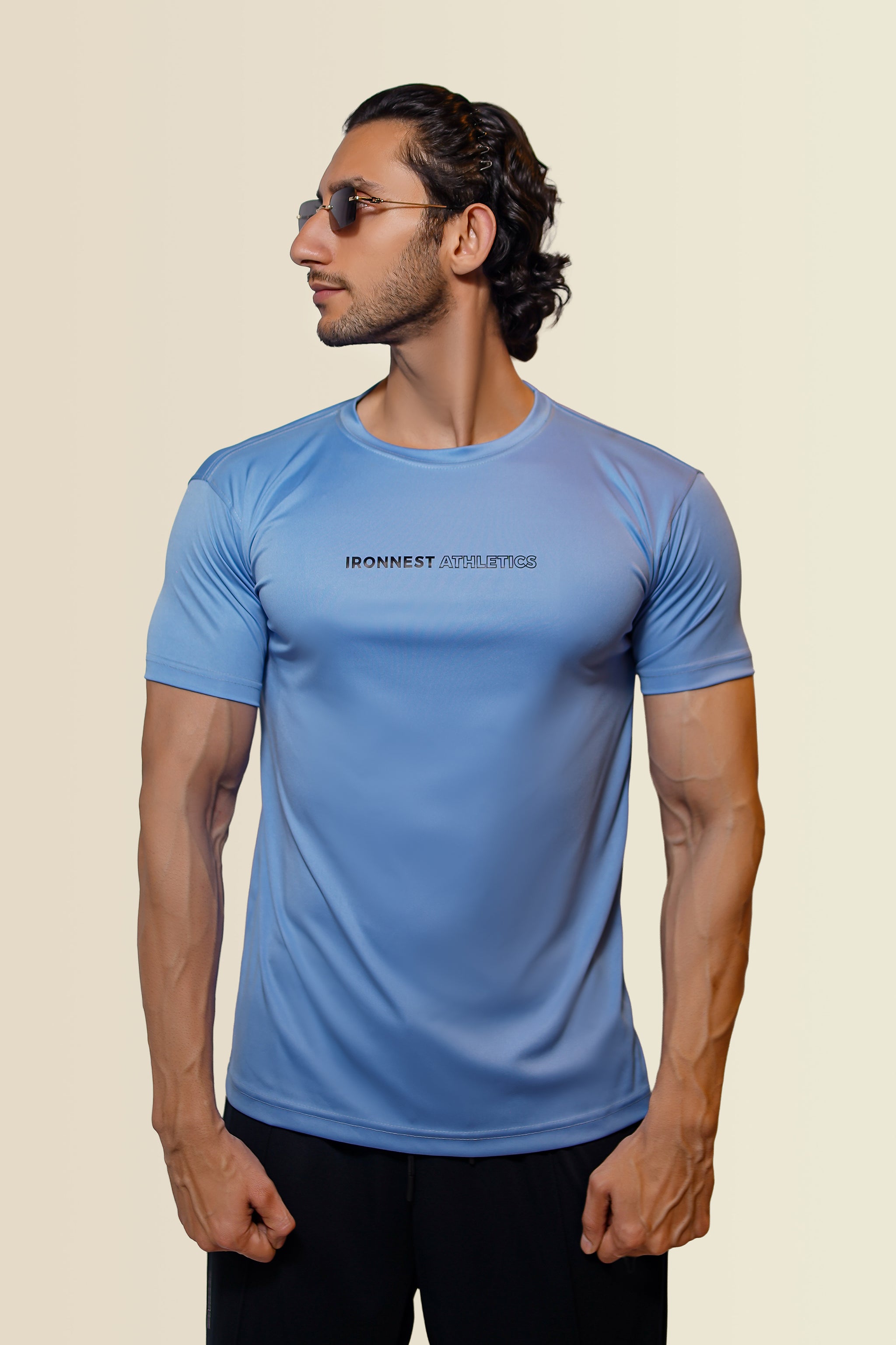 Ironnest DrySwift™ Performance Tee – SkyBlue