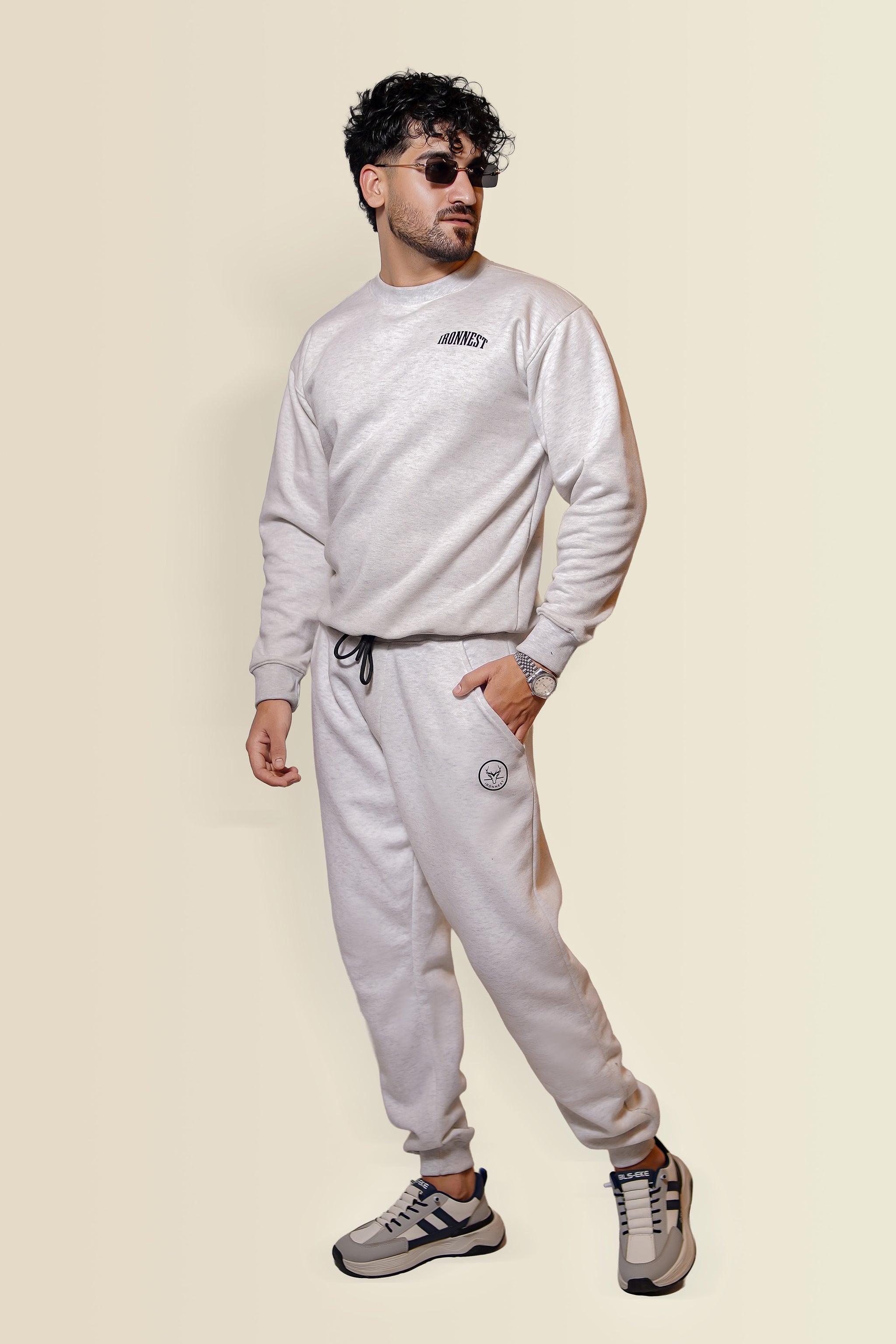 IRONNEST UltraSoft™ Fleece Tracksuit – Hydergray