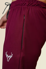 Power Jogger Maroon Pant